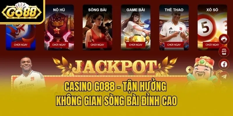 Casino Go88 - Tận hưởng không gian sòng bài đỉnh cao